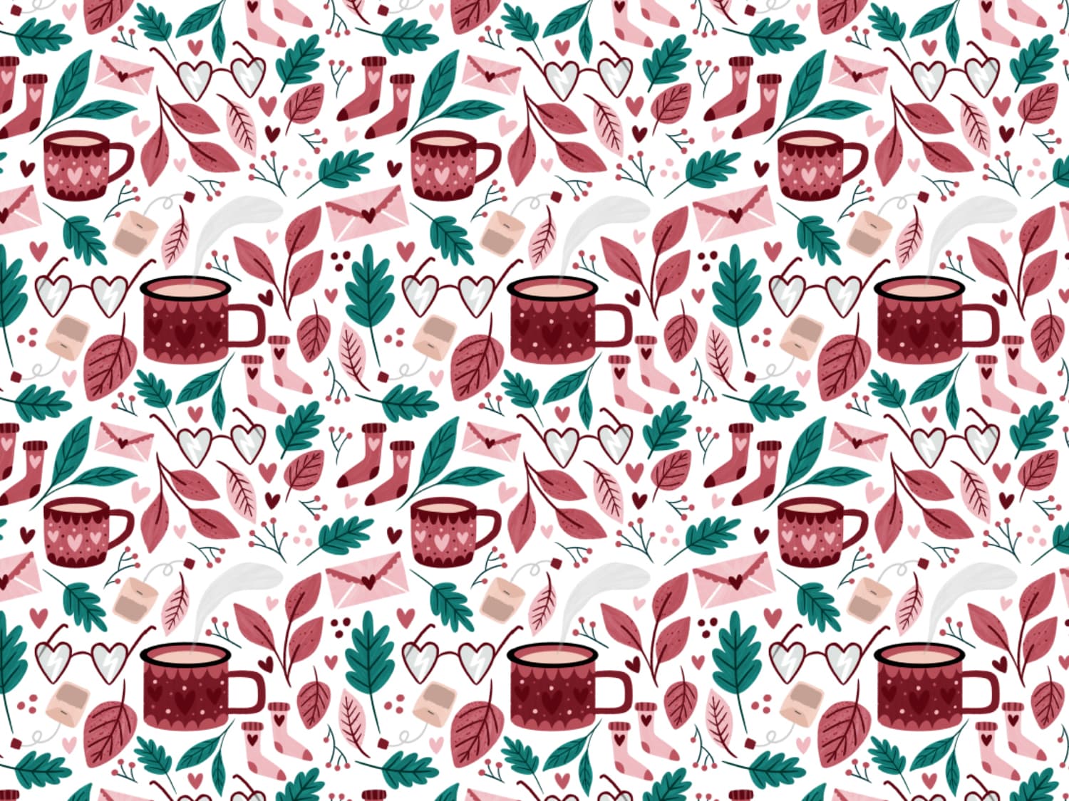 stoff-jersey-baumwolle-baumwolljersey-valentinstag-cozy-valentines-day-tasse-socken-blaetter-2