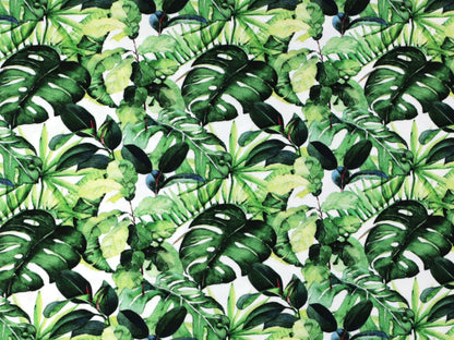 stoff-jersey-baumwolle-baumwolljersey-watercolor-aquarell-blaetter-palme-monstera