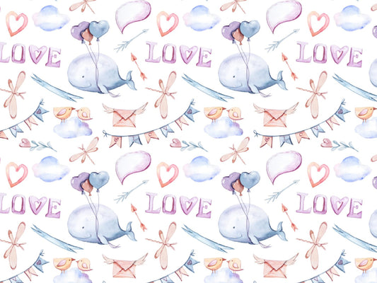 stoff-jersey-baumwolle-baumwolljersey-watercolor-aquarell-fruehling-sommer-maritim-nautical-marine-kleiner-matrose-wal-herz-libelle-vogel-love-weolken
