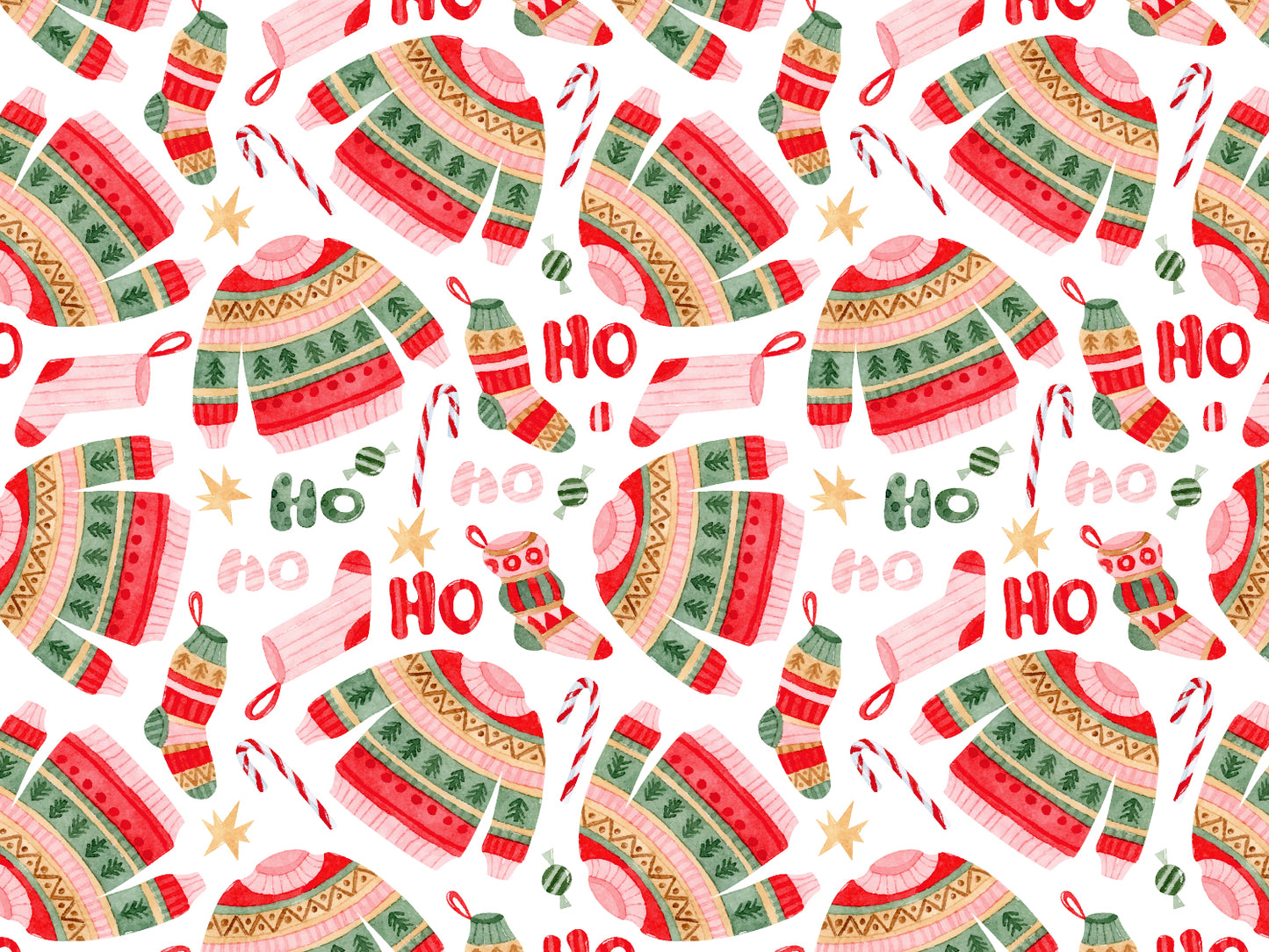 Jersey Stoff - Happy Holidays - Sweater