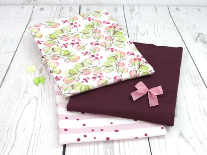 stoff-jersey-baumwolle-blumen-aquarell-rosa-beere-gr-n-schleifen2