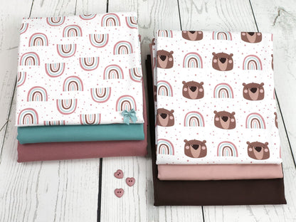 stoff-jersey-baumwolljersey-baumwolle-kathi-kunterbunt-baer-teddy-teddybear-regenbogen-rainbow-kleckse-tupfen-altrosa-3