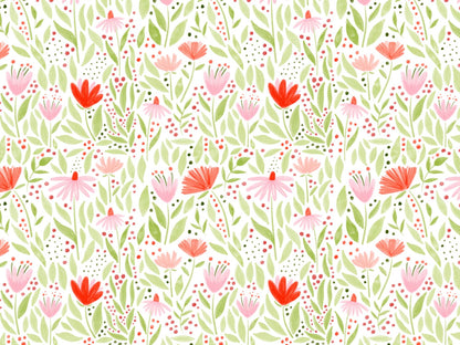 stoff-jersey-baumwolljersey-baumwolle-meterware-kathi-kunterbunt-eigenproduktion-blumen-floral-fruehling-sommer-gruen-rot-rosa