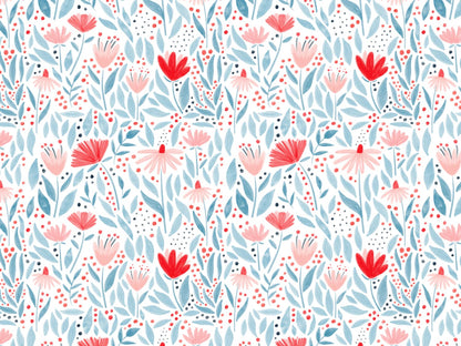 stoff-jersey-baumwolljersey-baumwolle-meterware-kathi-kunterbunt-eigenproduktion-blumen-floral-fruehling-sommer-helles-polarblau