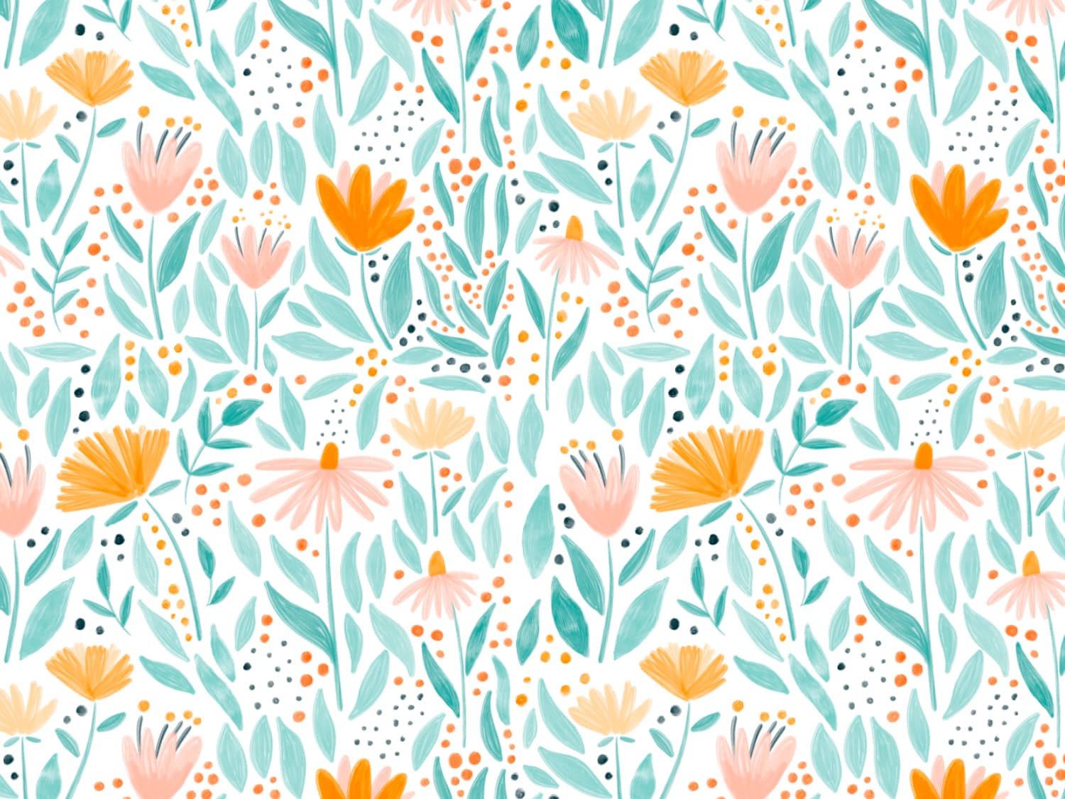 stoff-jersey-baumwolljersey-baumwolle-meterware-kathi-kunterbunt-eigenproduktion-blumen-floral-fruehling-sommer-mint-2