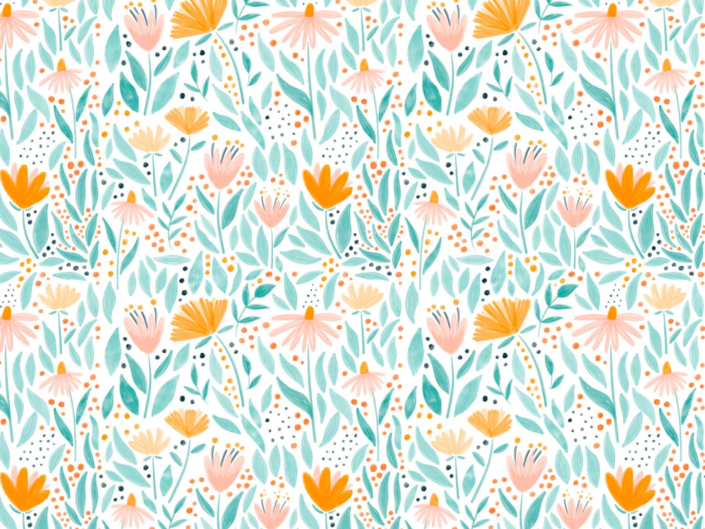stoff-jersey-baumwolljersey-baumwolle-meterware-kathi-kunterbunt-eigenproduktion-blumen-floral-fruehling-sommer-mint