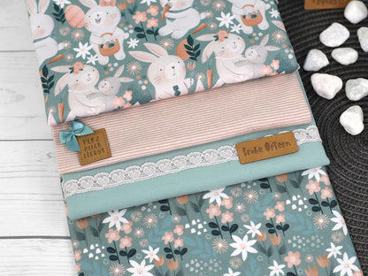 stoff-jersey-baumwolljersey-meterware-hasen-ostern-serie-hasen-picknick-altmint