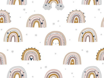 stoff-jersey-regenbogen-gesicht-smiley-herzen-tupfen-sterne-erdfarben