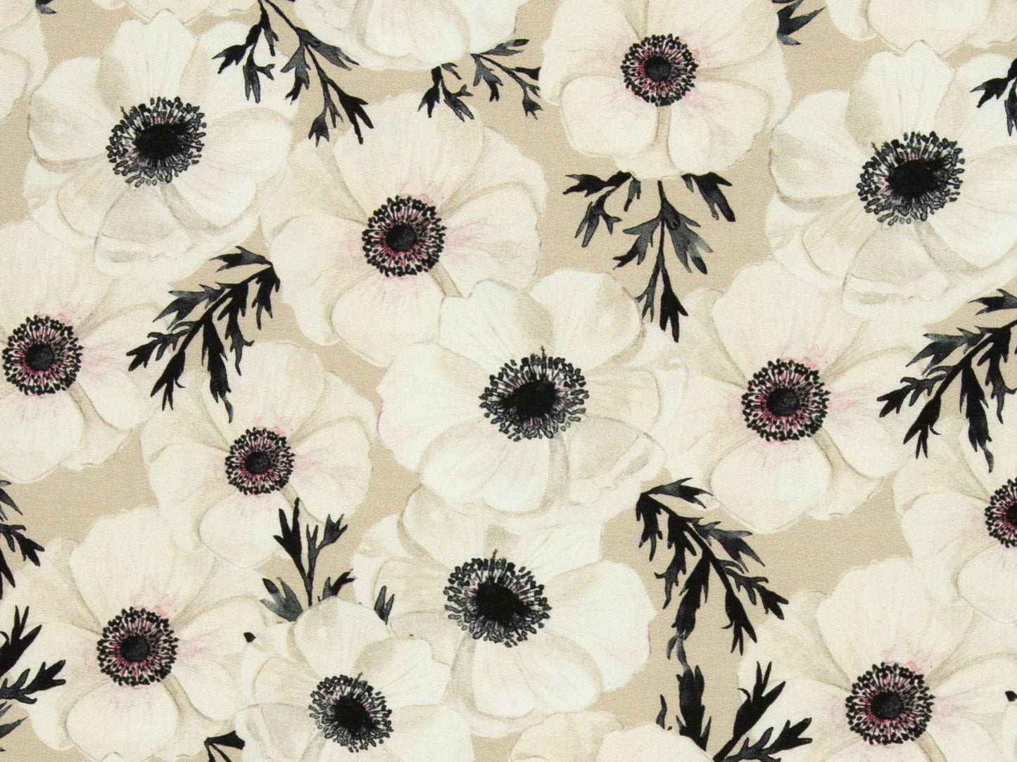 Modal French Terry - Annemone - hellbeige