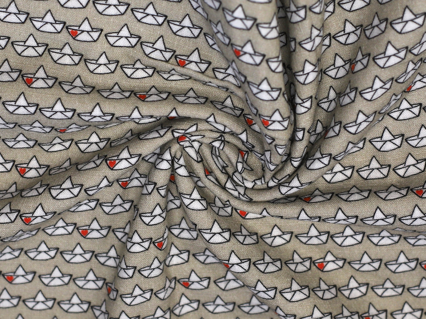 Tissu mousseline - pissenlits - marine