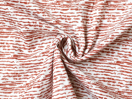 stoff-musselin-baumwolle-double-gauze-glatt-streifen-scribble-stripes-rostrot