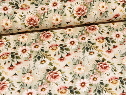 Double Gauze - Musselin Stoff - Wild Flowers