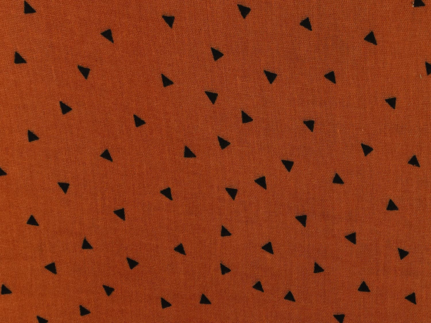 stoff-musselin-double-gauze-meterware-mini-dreiecke-terracotta