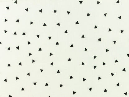stoff-musselin-double-gauze-meterware-mini-dreiecke-wollweiss