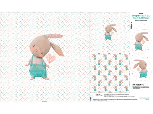 stoff-panel-french-terry-sommersweat-sweat-unangeraut-decke-kissen-diy-baustelle-hase-mit-herz