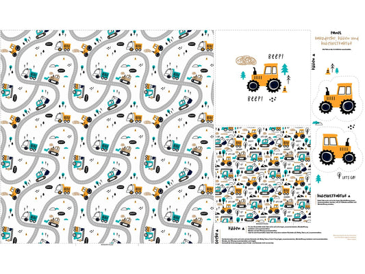 stoff-panel-french-terry-sommersweat-sweat-unangeraut-decke-kissen-diy-lets-go-traktor-beep