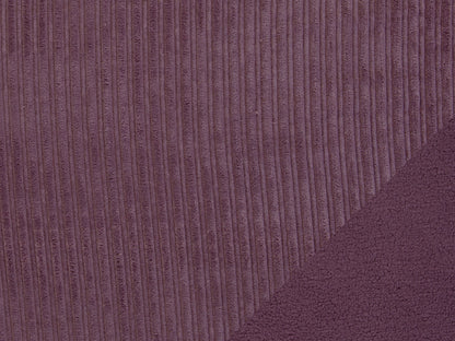 Tissu peluche double face - gris