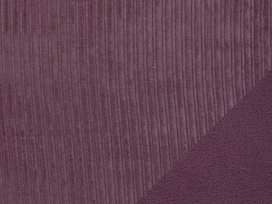 Doubleface plush fabric - grey