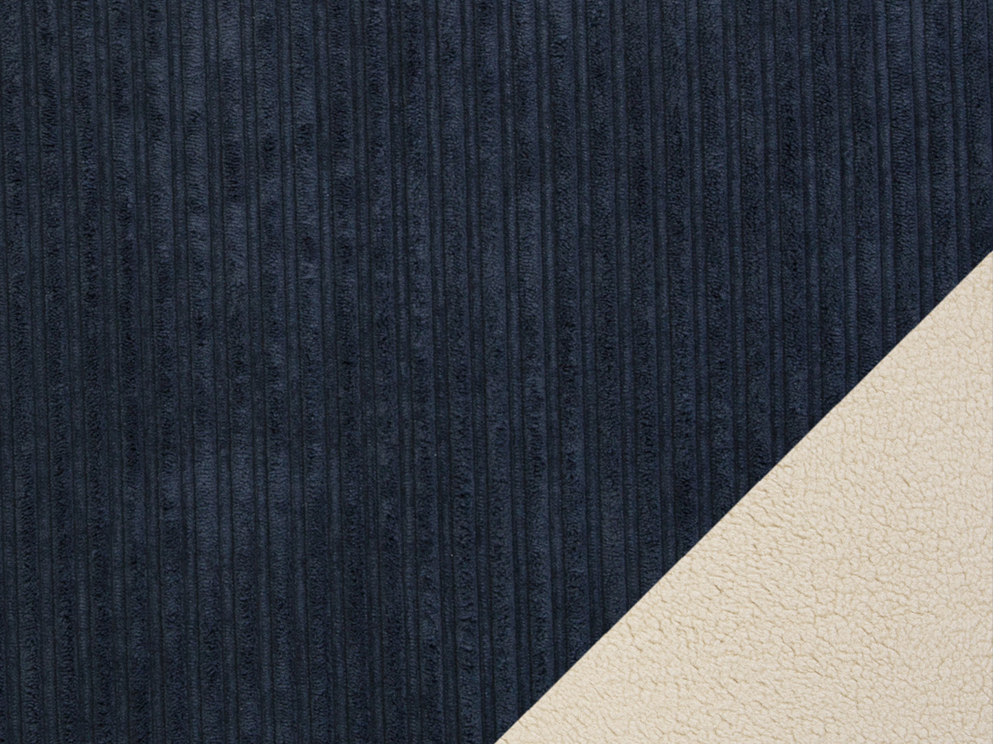 Tissu peluche double face - gris