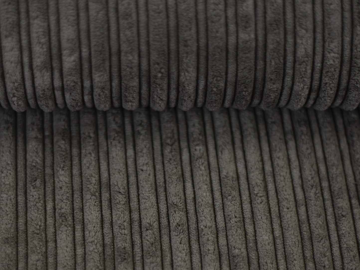 Tissu peluche double face - gris