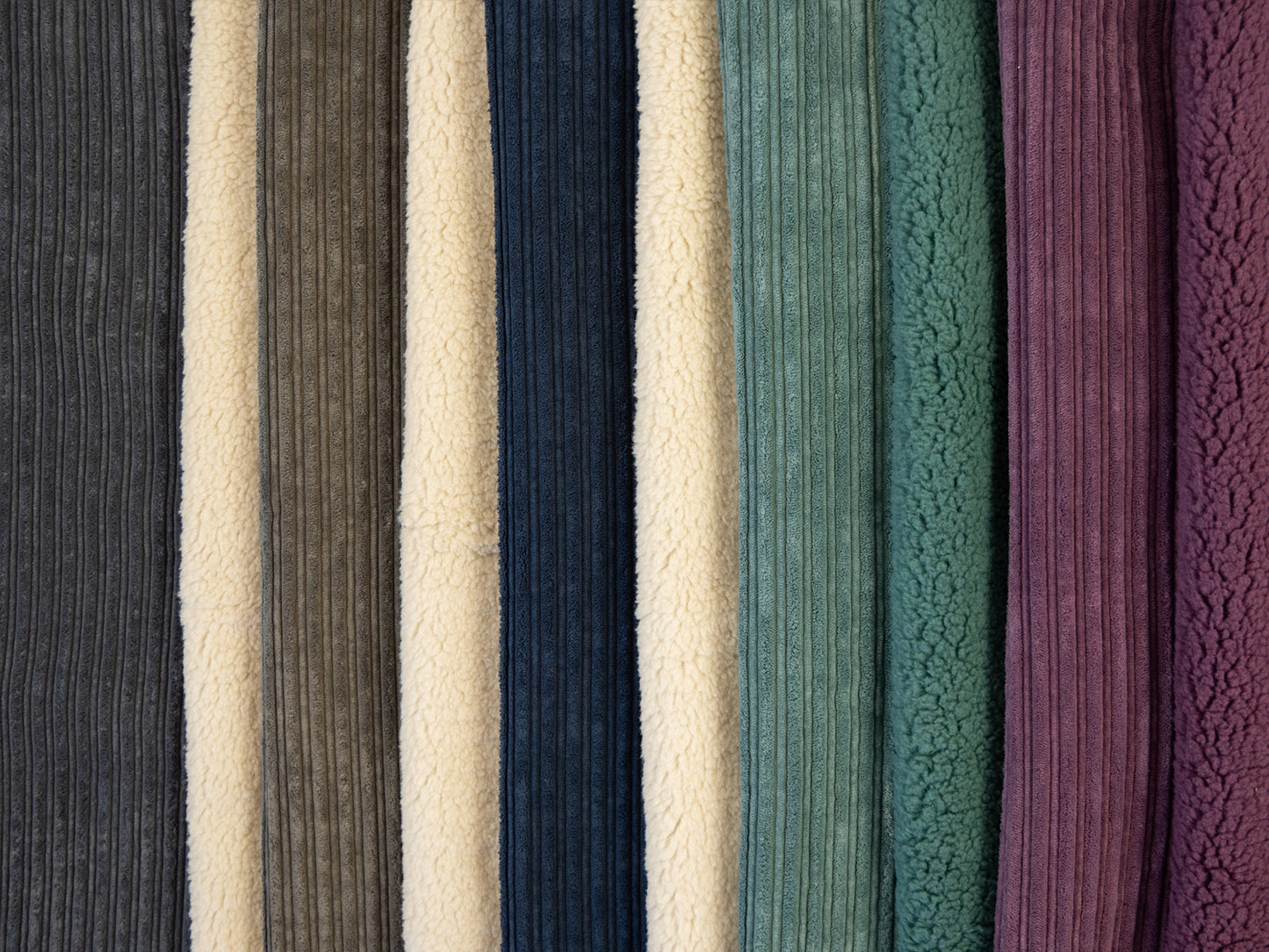 Tissu peluche double face - gris