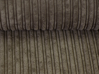 Tissu peluche double face - gris