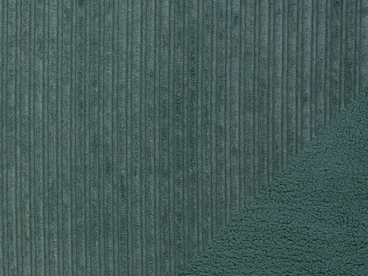 Doubleface plush fabric - grey