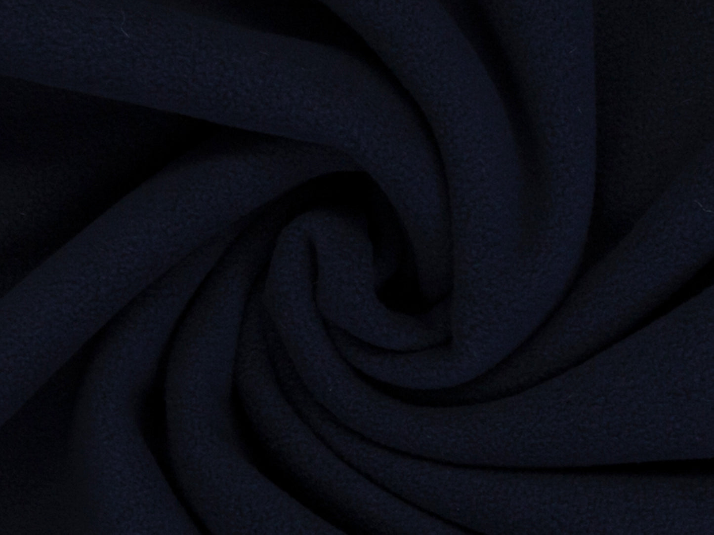 Doubleface Plüsch Stoff - marine