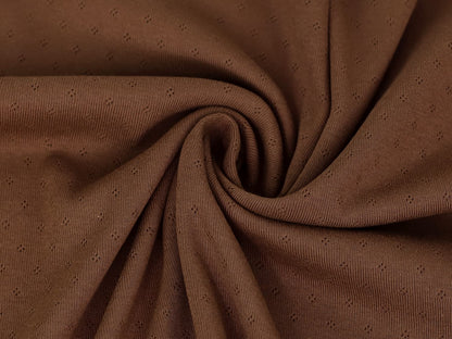stoff-pointelle-baumwolle-einfarbig-uni-055-braun