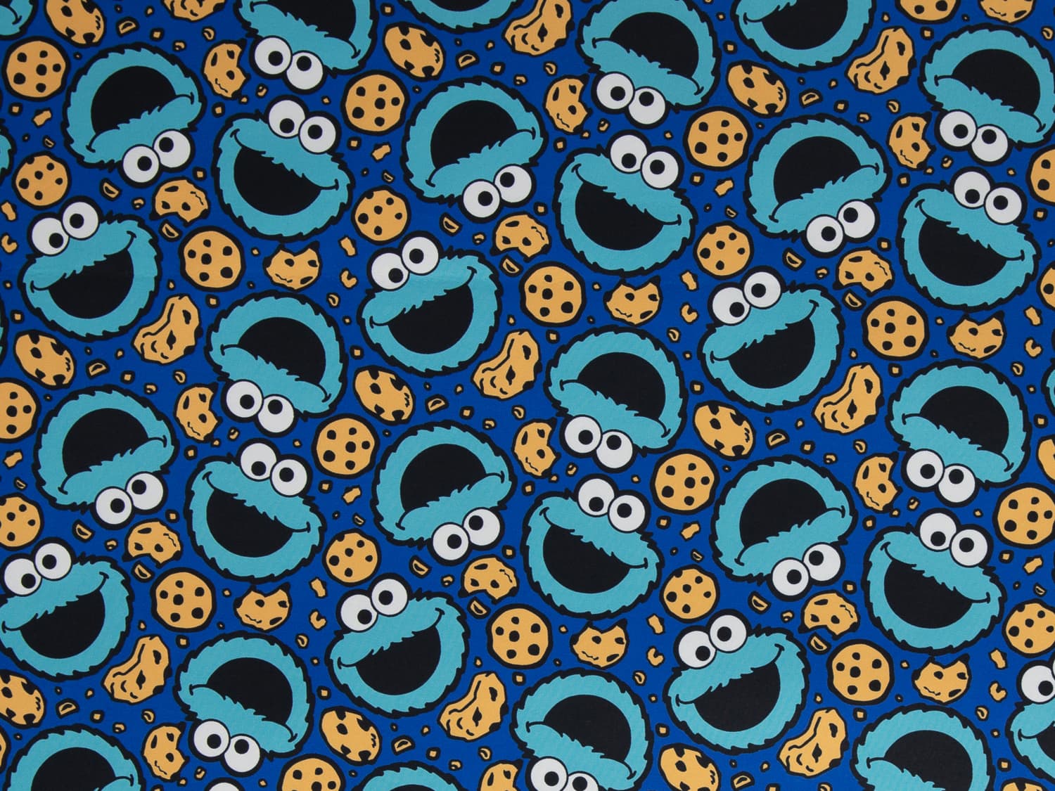 stoff-softshell-sesam-strasse-swafing-kruemelmonster-kekse-blau