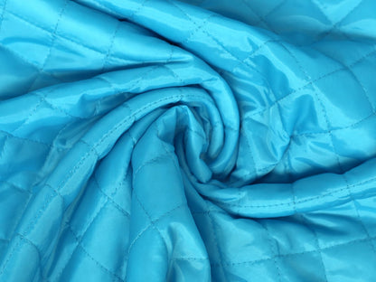 stoff-stepper-raute-steppstoff-glaenzend-tuerkis