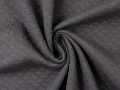 stoff-stepper-steppsweat-swafing-stephanie-kleine-rauten-dunkelgrau