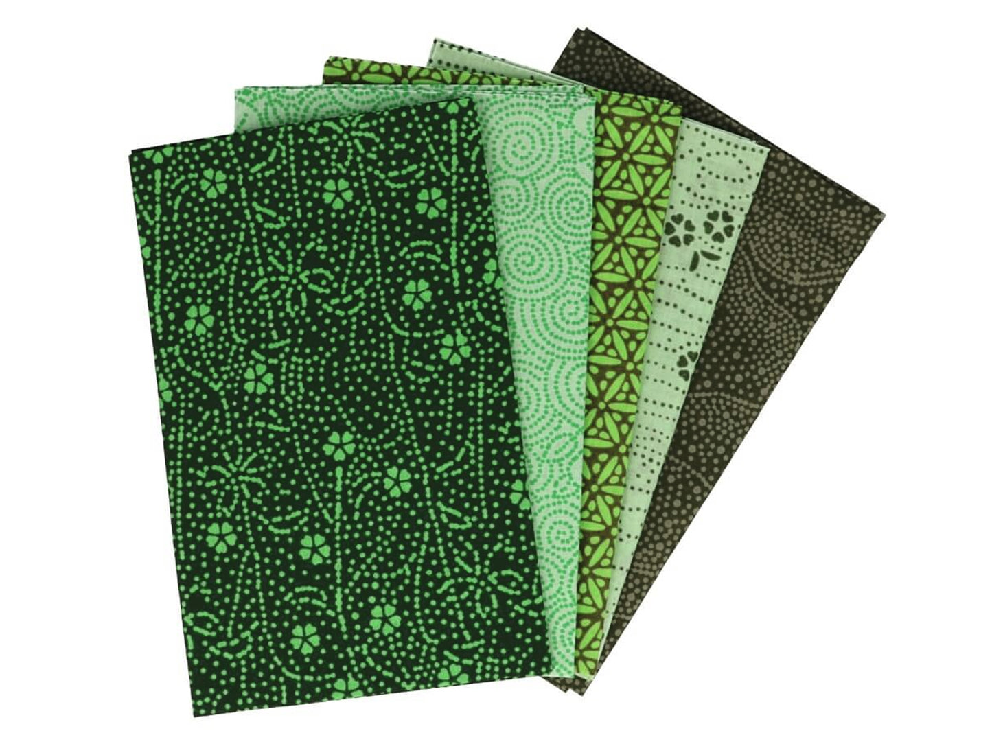 Fat Quarter Set - Baumwollstoffe - Enchanted Emerald