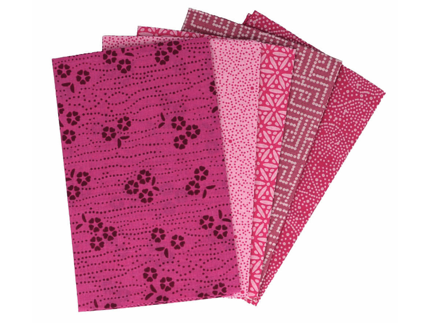 Fat Quarter Set - Tissus en coton - Magenta mystique