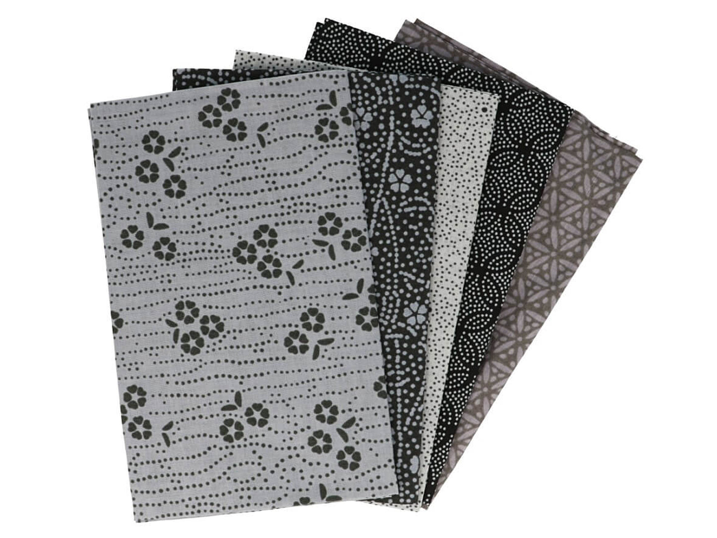 Fat Quarter Set - Baumwollstoffe - Sincere Silver