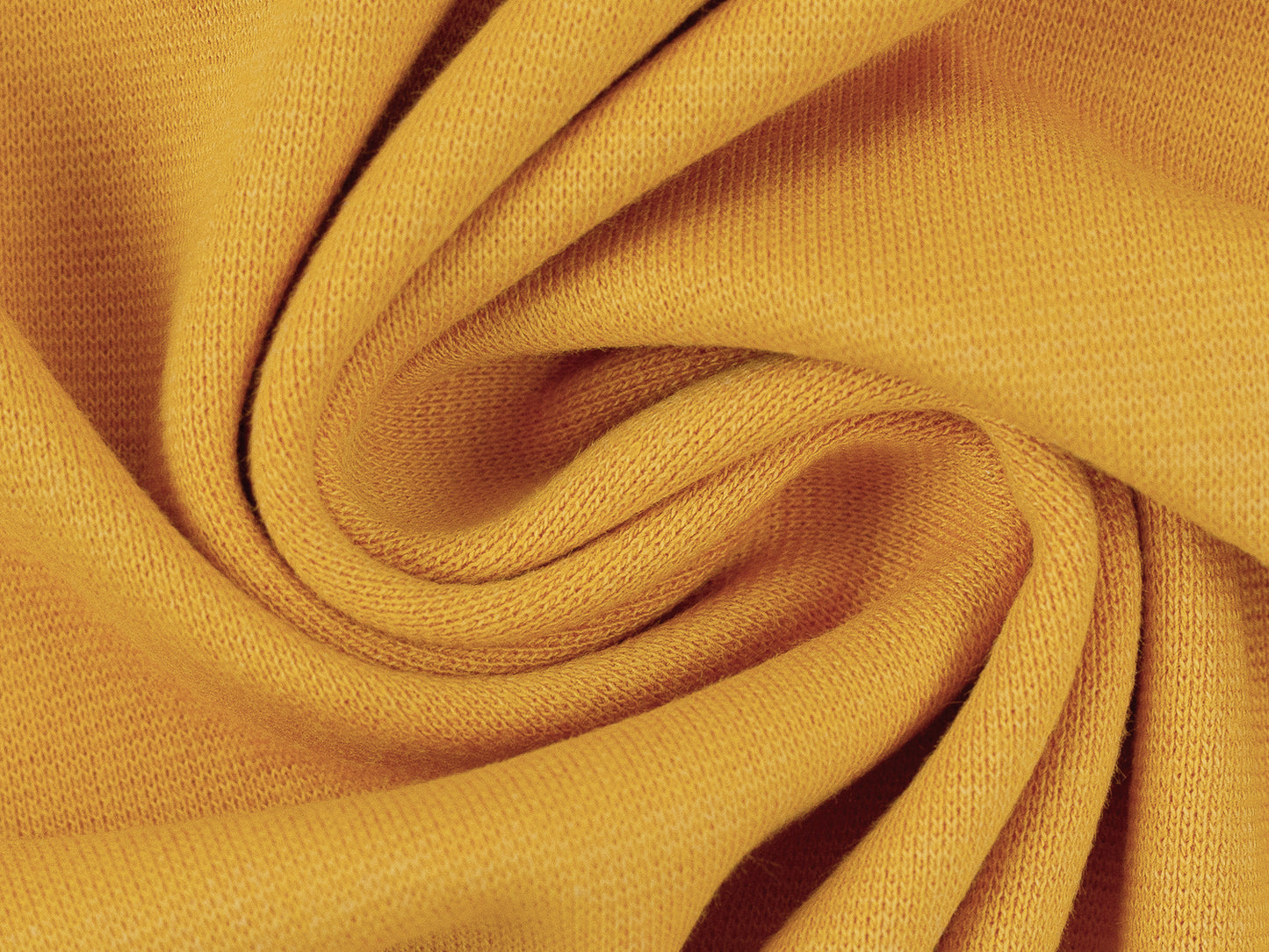 Sweat Stoff - senfgelb