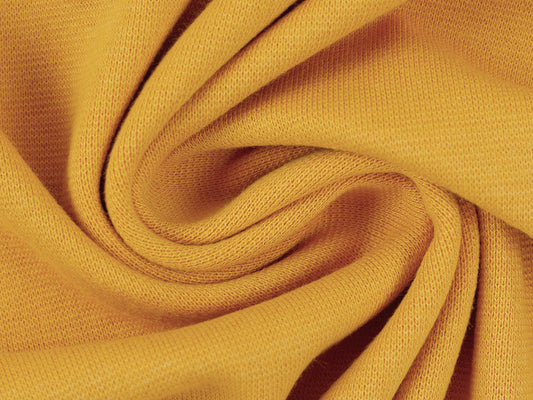 Sweat Stoff - senfgelb