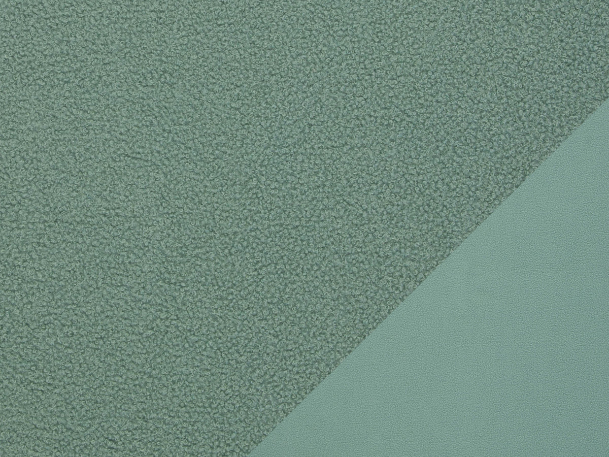 Teddy Stoff - Teddyboucle-Fleece - altmint