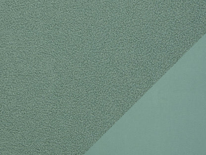 Teddy Stoff - Teddyboucle-Fleece - altmint