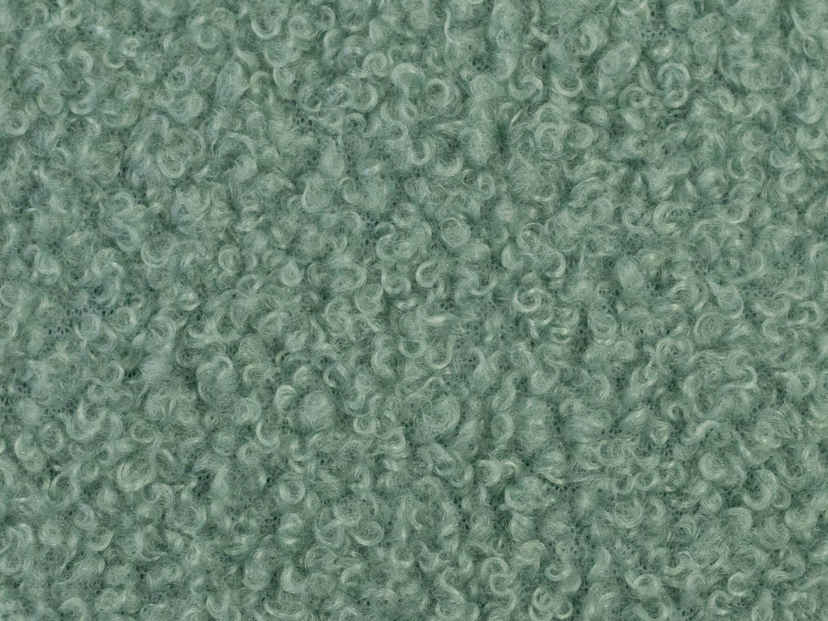 Teddy Stoff - Teddyboucle-Fleece - altmint