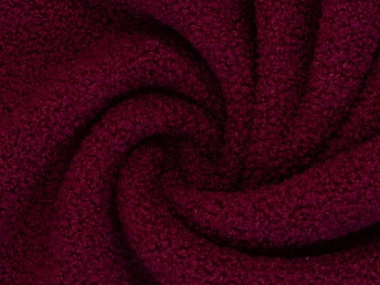 Teddy Stoff - Teddyboucle-Fleece - bordeaux