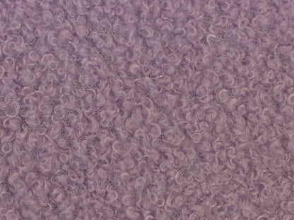 Teddy Stoff - Teddyboucle-Fleece - lavendel