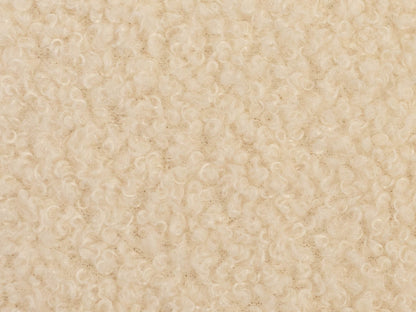 Teddy Stoff - Teddyboucle-Fleece - naturweiß