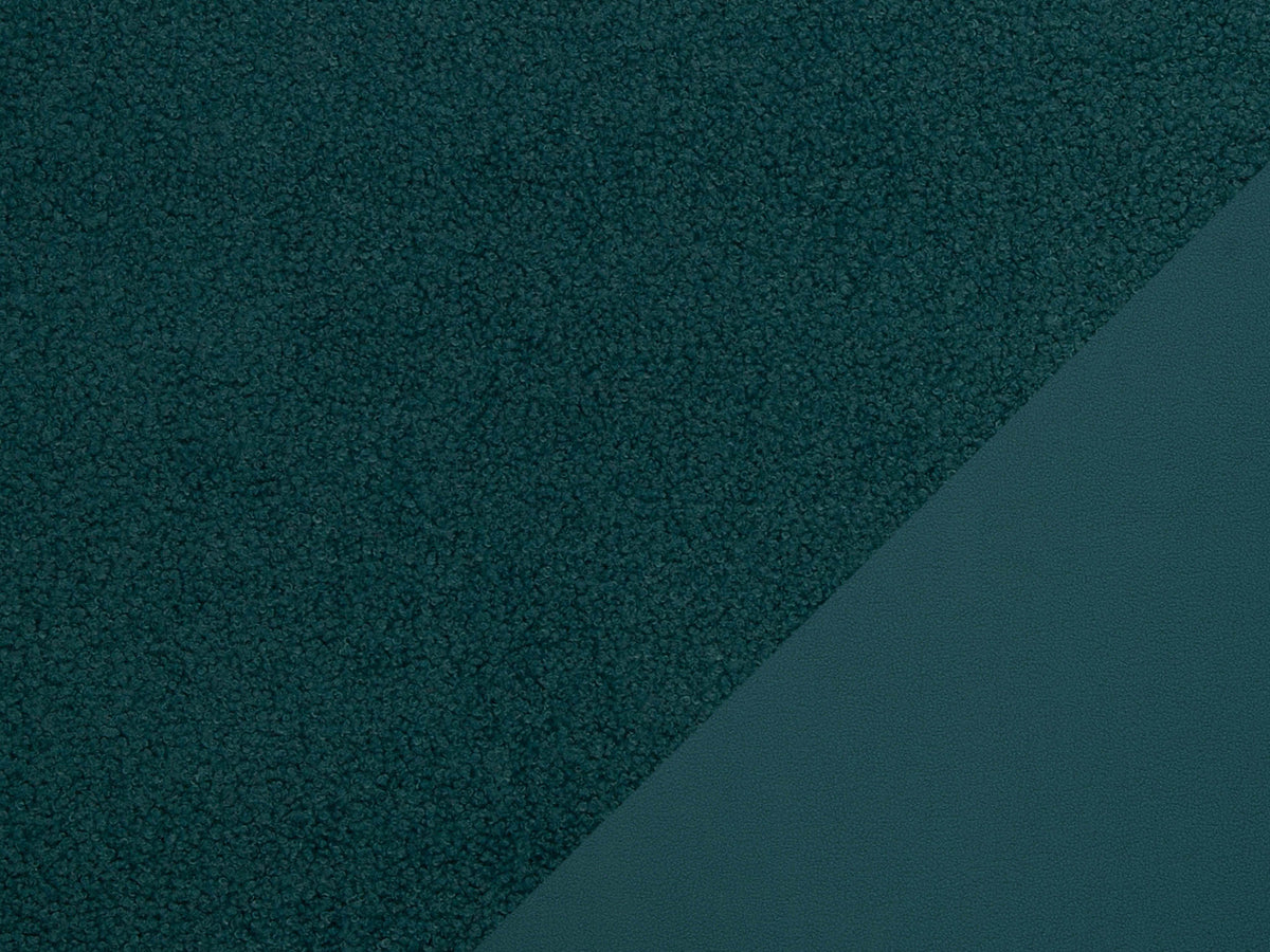 Teddy Stoff - Teddyboucle-Fleece - petrol
