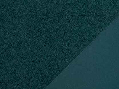 Teddy Stoff - Teddyboucle-Fleece - petrol