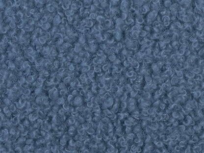 Teddy Stoff - Teddyboucle-Fleece - rauchblau