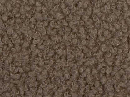 Teddy Stoff - Teddyboucle-Fleece - schlamm