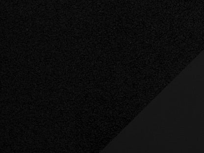 Teddy Stoff - Teddyboucle-Fleece - schwarz