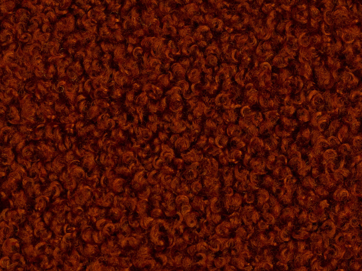 Teddy Stoff - Teddyboucle-Fleece - terracotta