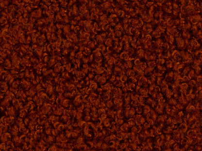 Teddy Stoff - Teddyboucle-Fleece - terracotta